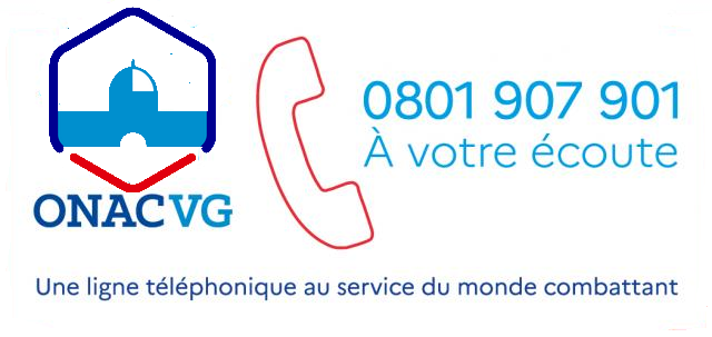 Service d’assistance téléphonique pour le monde combattant : 0801 907 901, À votre écoute. Une ligne téléphonique au service du monde combattant.